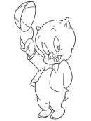 Looney Tunes kleurplaat 7
